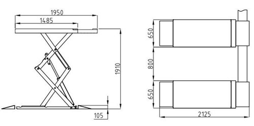 3000evo%201 Cascos 3000 EVO 2 Scissor | Hofmann Megaplan | 3T Scissor Lift