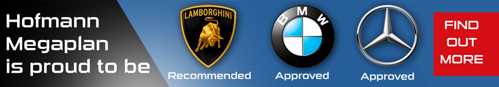 BMW, Merc &amp; Lamborghini approved banner