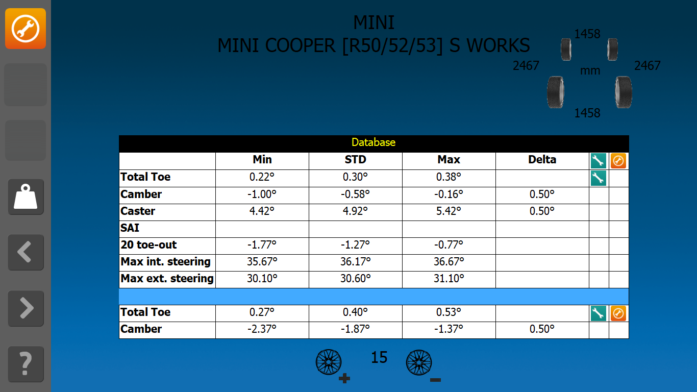 dbPage Premium Wheel Alignment: megaline 3D 3500HD