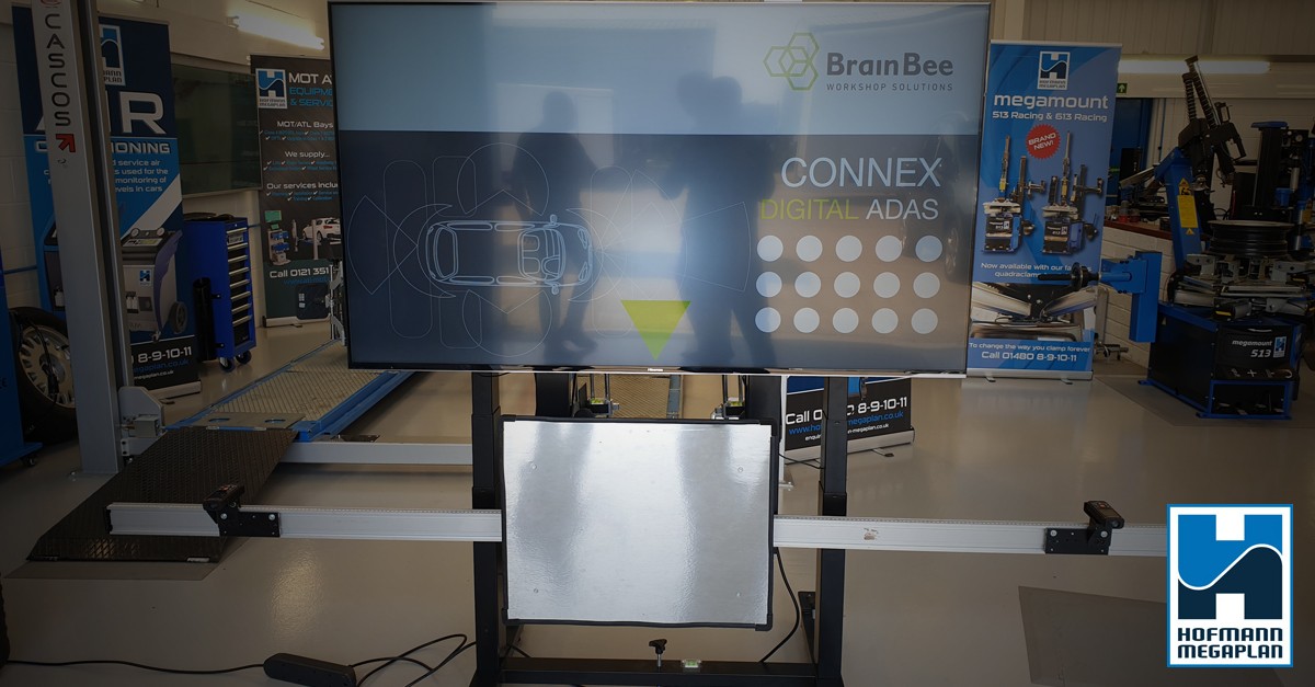 Digital ADAS calibrations systems brought to you by Brainbee and supplied by Hofmann Megaplan