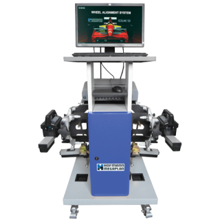 Ecoline 58 Wheel Aligner with screen by Hofmann Megaplan